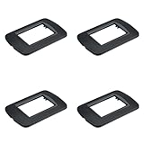 4 Pezzi Placca Plastica Ovale, 3 Moduli Posti Per Scatola 503, Compatibile Con Bticino Living Light, Colore Nero, Serie MBL