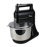 ARDES - ARSBAT02 SATURNIUM Sbattitore Elettrico con Recipiente Autorotante da 3.5 L - Coperchio con Fruste e Ganci Impastatori - Sbattitore per Mescolare, Sbattere e Montare