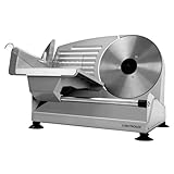 Mediawave Store - Affettatrice Elettrica Dictrolux da Banco, 200W, Affetta Salumi, Lama Acciaio Inox, Professionale, Casa, 19cm, Multiuso, Taglia Pane, Salumi, Carne, Formaggio, Lame Acciaio