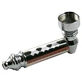Tubo in metallo Amsterdam XXX lunghezza 7 Cm con filtri rimovibili - Le Bazaar Shop