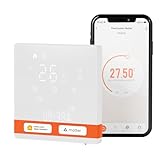 MOES Smart Matter Termostato per riscaldamento a pavimento, acqua, termostato per ambiente, riscaldamento a pavimento, Wi-Fi, programmabile, compatibile con Apple Home, SmartThings, Alexa, Google
