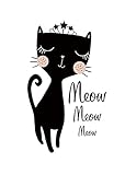 Pellicola per vetri anti sguardo Gatto animale alfabeto nero bianco Smerigliata per Finestre Vetri-Autoadesive Per l'ufficio del bagno pellicole decorative per vetri 90x200 cm