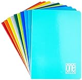 Blasetti One Color, Quaderno formato A5, Rigatura 0B, Righe con margine per 2° e 3° elementare, Carta 80g/mq, Pacco da 10 Pezzi