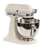 Kitchenaid Planetaria - Artisan - Robot da Cucina con testa inclinabile e 7 accessori - 4.8 L - Impastatrice - Color Fresh linen