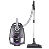 EUREKA NEN300 Aspirapolvere a sacco 700W Ultra Silenzioso 62 dB(A), con Filtro Igienico e Bocchetta per Pavimenti (Parquet, Moquette, Piastrelle), 2L, Potente per Tutti i Pavimenti