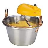 Ardes AR2481 POLENTINOX Paiolo Elettrico in Acciaio Inox Adatto a Fornelli Induzione Per Polenta e Marmellata Porzioni Per 8/12 Persone Diametro 28 cm