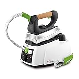 Polti Vaporella 535 Eco Pro, Ferro da Stiro a Vapore con Caldaia ad Alta Pressione da 4 Bar, Potenza 1750 W, Tappo di Sicurezza, Funzione Eco, Bianco e Verde