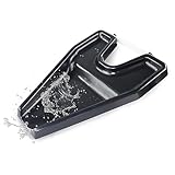 Mobiclinic®, Lavatesta Portatile, Impugnatura per Il Collo con Velcro, Facile da Trasportare, 44 x 32, 5 cm, Lavatesta da Salone, Ausili per Il Lavaggio dei Capelli, Lavatesta in Plastica, Nero