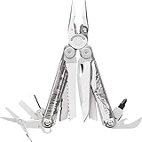 Leatherman Wave+ Multiutensile - Utensile in Acciaio Inossidabile 18 in 1 con Lame, Pinze e Tagliafili - Grigio, Edizione speciale