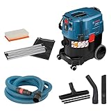 Bosch Professional Aspiratore Industriale Gas 35 M Afc (Motore da 1200 Watt, Serbatoio da 35 Litri, Tubo Flessibile 5 M)