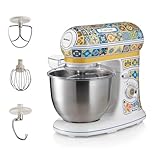 Ariete 1588 Impastatrice Positano, Planetaria, 7 velocità, 2400 Watt, 5,5 litri, Tazza Acciaio Inox