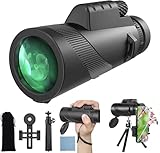 Yongheng 12X50 Telescopio Monocolo Cannocchiale Professionale Potente HD Telescopio Monoculare Professionale per animali selvatici,caccia, campeggio, ideale per osservatori della natura