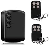 IDOR STORE Kit Centralina Universale per Serranda Motore per Avvolgibili Garage Tapparella Tubolare con Ricevitore e 2 Telecomandi con Possibilità di Collegare Fotocellule o Lampeggiante