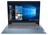 Lenovo IdeaPad 1 Notebook - Display 14' HD, 1.4Kg (Processore Intel Celeron N4020, 128 GB SSD, RAM 4 GB, Windows 10 Home in modalità S) - Ice Blue - Ultrasottile 17.7mm - Esclusiva Amazon