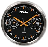 Beta 9594 - Orologio da parete dotato di termometro ed igrometro, diametro 26 cm