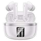 Cuffie Bluetooth, Auricolari Bluetooth 5.3 In Ear Stereo con 4 Microfono ENC, 60 Ore Cuffiette Wireless Cancellazione Rumore, Auricolare IP7 per iPhone e Androide, Earbuds Usb C Sportive per PC TV