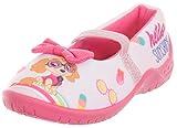 Brandsseller - Pantofole da bambina, modello ballerina, motivo Paw Patrol, rosa rosa, 27/28 EU