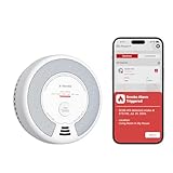X-Sense Rilevatore di fumo e monossido di carbonio Wi-Fi con batteria sostituibile, Rilevatore di combinazione intelligente compatibile con l'app X-Sense Home Security, SC06-WX, confezione da 1