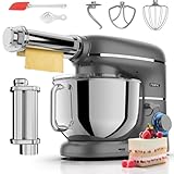 Fentic Macchina Planetaria per Pasta – 2000W – Robot da Cucina – Macchina Pasta Fresca – 6,2L Ciotola in Acciaio Inossidabile