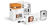 BTICINO 310913 Videocitofono Easykit WiFi, Kit Monofamiliare Espandibile, Senza Fili, Monitor Smart 7' a Colori, Pulsantiera con Visione Notturna, Controllo Accessi da Smartphone, App Home+Security