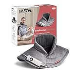 Imetec Intellisense Cervical – Termoforo cervicale e spalle, sollievo a tensioni e contratture, 47x52 cm, tessuto anallergico lavabile, 5 temperature, massima vestibilità