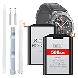 Beefix Batteria per Samsung Galaxy S3 Frontier (R760 R765 R770), 580 mAh, batteria di ricambio ad alta capacità per Gear S3 Classic (EB-BR760ABE), smartwatch con strumenti di riparazione professionali