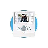 CAME Videocitofono vivavoce PERLA bianco con display LCD 3.5', ottima qualità video, due tasti AUX programmabili, compatibile con sistemi X1 e XIP, per una gestione sicura degli accessi residenziali