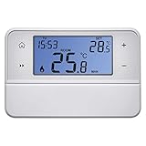 EMOS - termostato digitale con OpenTherm - programmabile, cablato - sistemi di riscaldamento e raffreddamento - regolazione della temperatura 5-35 °C - montaggio a vista - protezione antigelo