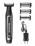 Rowenta TN6000 Forever Sharp Rasoio Elettrico Uomo per Radere, Regolare e Rifinire, Lame in Acciaio Inox Autoaffilanti e 6 Pettini Regolabarba, Autonomia 120 min, 100% Impermeabile, Design Ergonomico
