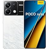 POCO X6 5G - Smartphone 8+256GB, Schermo Amoled 6.67 120HZ 1.5K, Snapdragon 7s Gen 2, Tripla fotocamera fino a 64 MP, 5100mAh, Bianco (Versione IT)