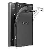 AICEK Cover Sony Xperia XZ1 Compact, Cover Sony Xperia XZ1 Compact Silicone Case Molle di TPU Trasparente Sottile Custodia per Sony XZ1 Compact (4.6 Pollici)