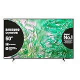 Samsung Smart TV 50' UE50DU8070UXZT, Crystal UHD 4K, 4K Upscaling, Airslim Design, DVBT-2, Q-Symphony & Adaptive Sound, Integrato con Bixby, comp con Alexa e Google Assistant, Black 2024