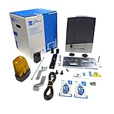 CAME 8K01MS-003 KIT BXV PER CANCELLI SCORREVOLI FINO A 14 METRI E 400 KG, IDEALE PER UN UTILIZZO RESIDENZIALE, SISTEMA DC 24 V, COLORE GRIGIO