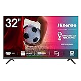 Hisense 32AE5000F TV LED HD 32', USB Media Player, Tuner DVB-T2/S2 HEVC Main10, Nero
