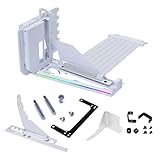 Lian Li ATX - Kit GPU verticale con 4 slot per PC (VG4v4), cavo riser di prima generazione 5 PCI-E 5.0 x 16-200 mm, compatibile con PCIe 3.0/4.0, posizione regolabile, si adatta alla maggior parte dei