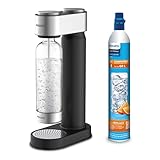 Philips Water Add4902Wh/10 Gozero, produttore di acqua frizzante, plastica, Nero, 1 l
