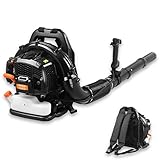 Fuxtec Soffiatore a Zaino Professionale Scoppio FX-LB152P 390km/h 51,7cc 1,5kW Motore a Miscela di Benzina 2 Tempi