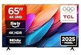 TCL 65PF650 - TV 65 pollici 4K Ultra HD, Smart LED con HDR e Fire TV (Dolby Vision, Dolby Atmos, DTS, HDR 10, Alexa integrato, Airplay2, Miracast)