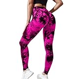 Neteson Leggins Sportivi Donna Push Up Pantaloni Palestra Vita Alta Opaco Scrunch Leggins Dimagranti Senza Cuciture Pantacollant Anticellulite Elastici Yoga Fitness Jogging