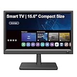 ZOSHING 16 pollici Smart TV HD 1080P,Piccola Smart Television a schermo piatto con Sintonizzatore T2/HDMI/USB/AV per Cucina,Camper,Roulotte Casa e camera da letto o intrattenimento in viaggio