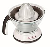 Moulinex Vitapress Spremiagrumi, Capacità di 0,6L, Caraffa Graduata, Accensione/Spegnimento Automatici, Doppia Rotazione, 2 Filtri, Facile da Usare, PC300B