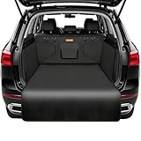 Alfheim Telo Auto per Cani Protezione Bagagliaio Copertura - Universale Protezione della fodera - Coprisedile posteriore antiscivolo impermeabile - lavabile durevole per autoveicolo SUV (Nero)