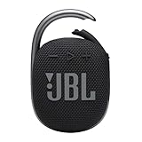 JBL CLIP 4 Speaker Bluetooth Portatile, Cassa Altoparlante Wireless con Moschettone Integrato, Design Compatto, Resistente ad Acqua e Polvere IPX67, fino a 10 h di Autonomia, USB, Nero