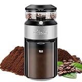Macina Caffè a Mola Wancle con 28 Impostazioni, Macinatura Precisa per una Capacità di 2-12 Tazze, Facile da Pulire, Design Compatto e Salvaspazio, 220V