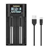 21750 21700 Caricabatterie,LCD intelligente 21750 18650 Caricabatterie Per 18650 20700 22700 26650 26700 16340 (RCR123) 17500 17650 17670 Batteria Ricaricabile con Scheda di Protezione PCB