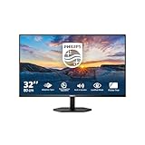PHILIPS 32E1N3100LA - Monitor Full HD, 32 pollici, altoparlante integrato, inclinabile (1920x1080, VGA, HDMI 1.4) nero, 2023, altoparlante integrato
