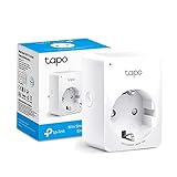 Tapo P110 Presa Intelligente con Monitoraggio Energia, Smart Plug Compatibile con Alexa e Google Home, Monitora il Consumo di Energia, Controllo Remoto Tramite APP Tapo, 16A, 3680W
