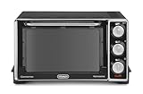 De'Longhi EO20792 Forno Elettrico da 20 Litri con Spegnimento Automatico, 7 Funzioni Cottura, Timer, in Dotazione Spiedo Girarrosto con Impugnatura, Porta Doppio Vetro, Termostato Regolabile, 1300W
