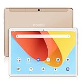 TOSCIDO Tablet touch da 10 pollici Android 11 HD IPS 4G LTE Tablet con 8 core 1.6 GHz, 4 GB RAM 64 GB ROM,128 GB espandibile, Dual SIM,GPS,WiFi,Bluetooth,5000 mAh,Type-c(d'oro)