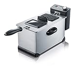 Severin Friggitrice FR2431, acciaio, 57x23x24,3 cm, 2000 W, grigio